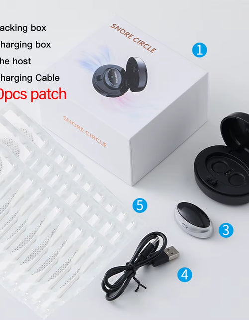 Load image into Gallery viewer, SmartSnore™ 5-Pair EMS Anti-Snoring Device – Breathe Easy, Sleep Deep
