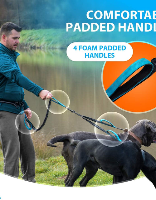 Load image into Gallery viewer, Hands-Free Dog Leash for Medium and Large Dogs – Professional Harness with Reflective Stitches for Training, Walking, Jogging and Running Your Pet
